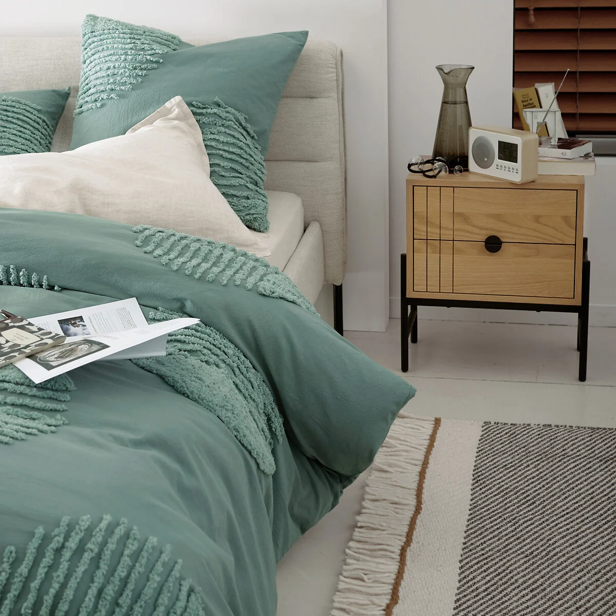 Clara 2-Drawer Bedside Table – image 2