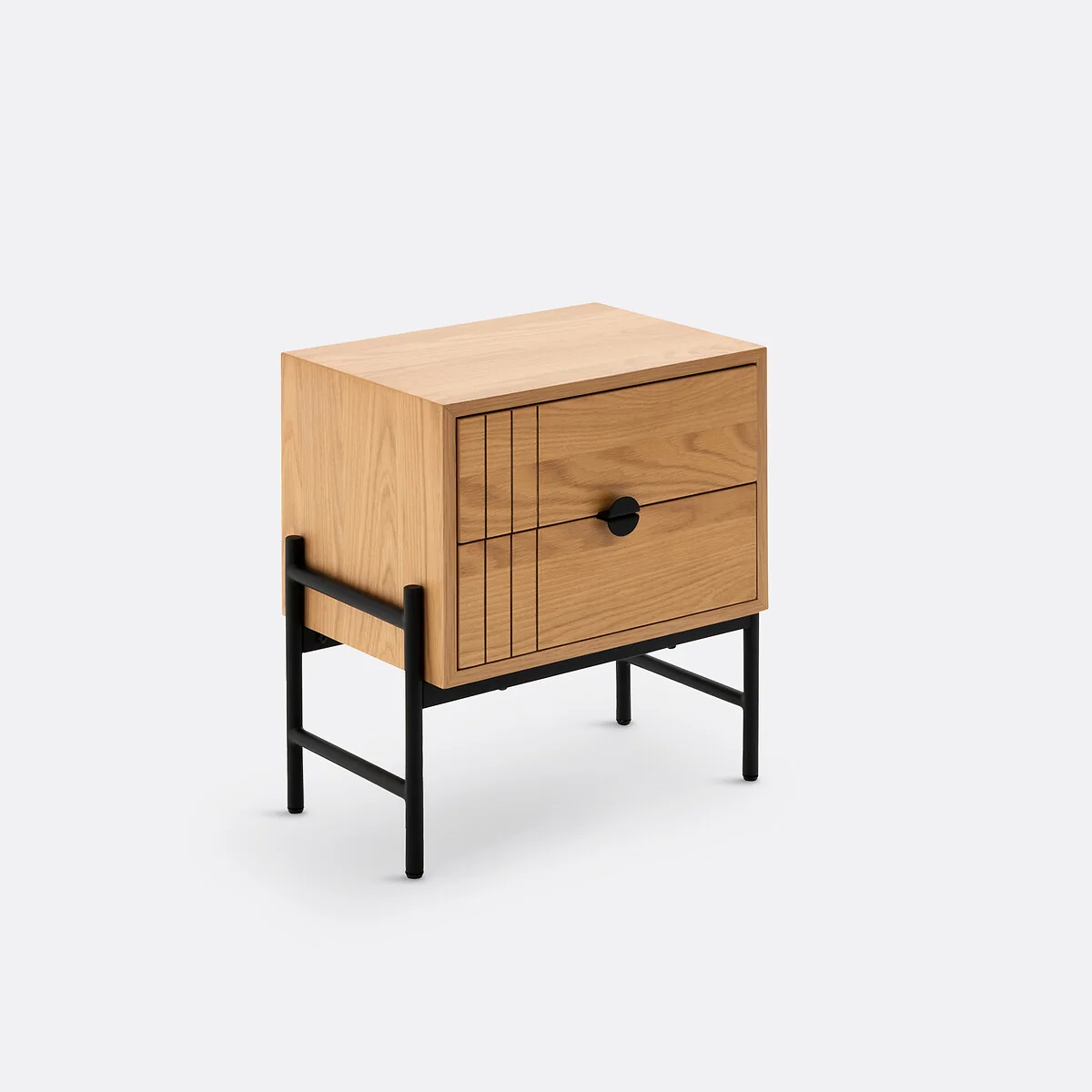 Clara 2-Drawer Bedside Table – image 3