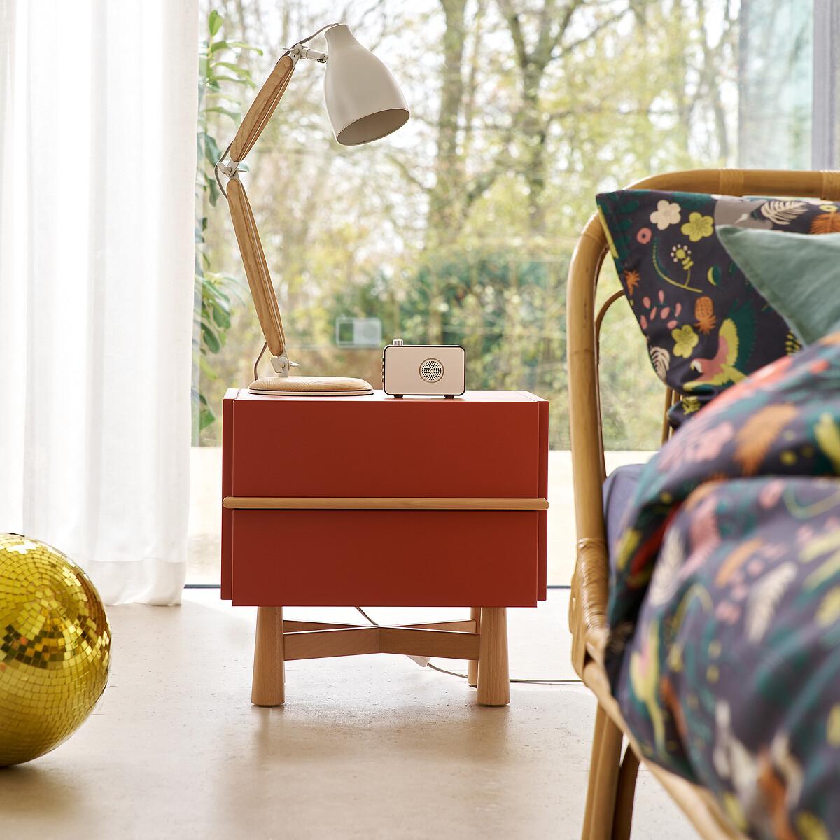 Japoto Lacquered MDF and Solid Beech Bedside Table – image 8