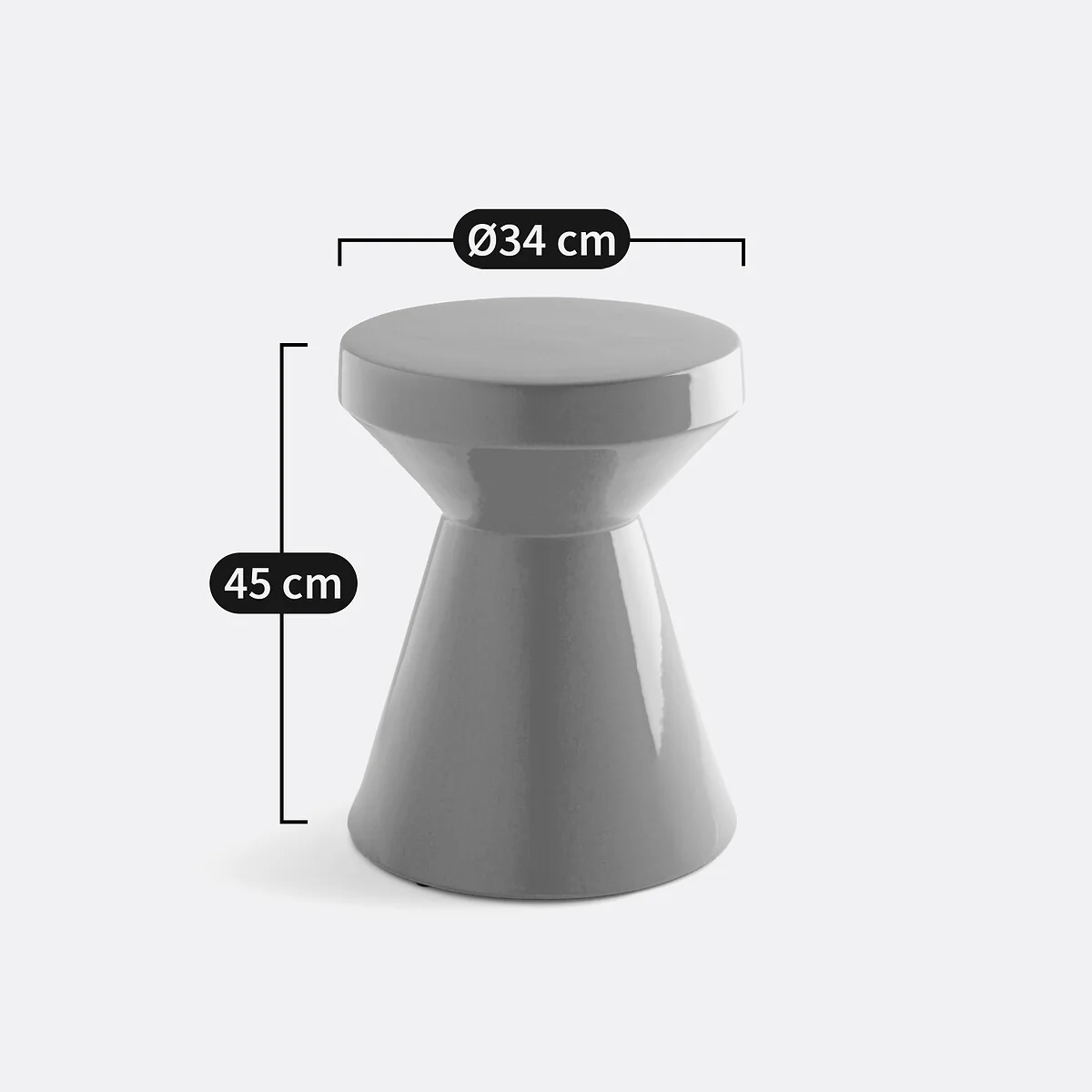 Matmat Ceramic Side Table/Bedside Table – image 4