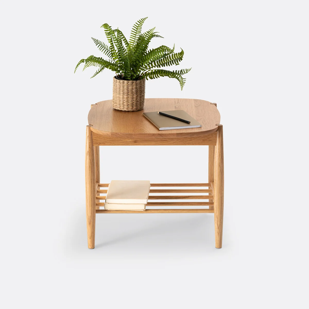 Jucca Solid Oak Bedside Table – image 2