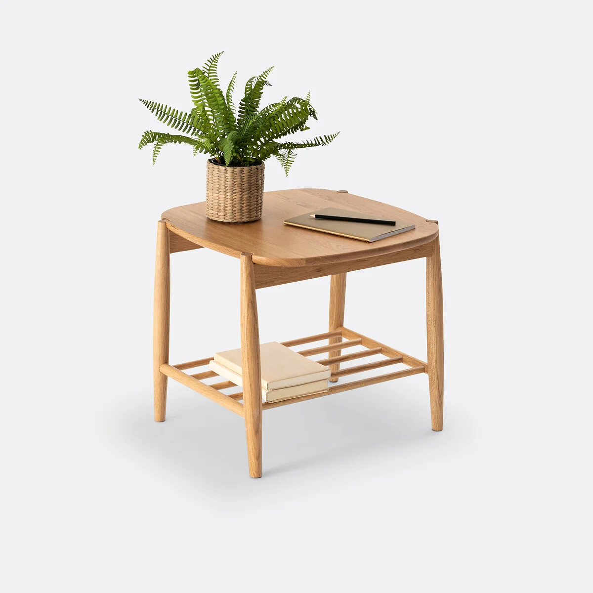 Jucca Solid Oak Bedside Table – image 3