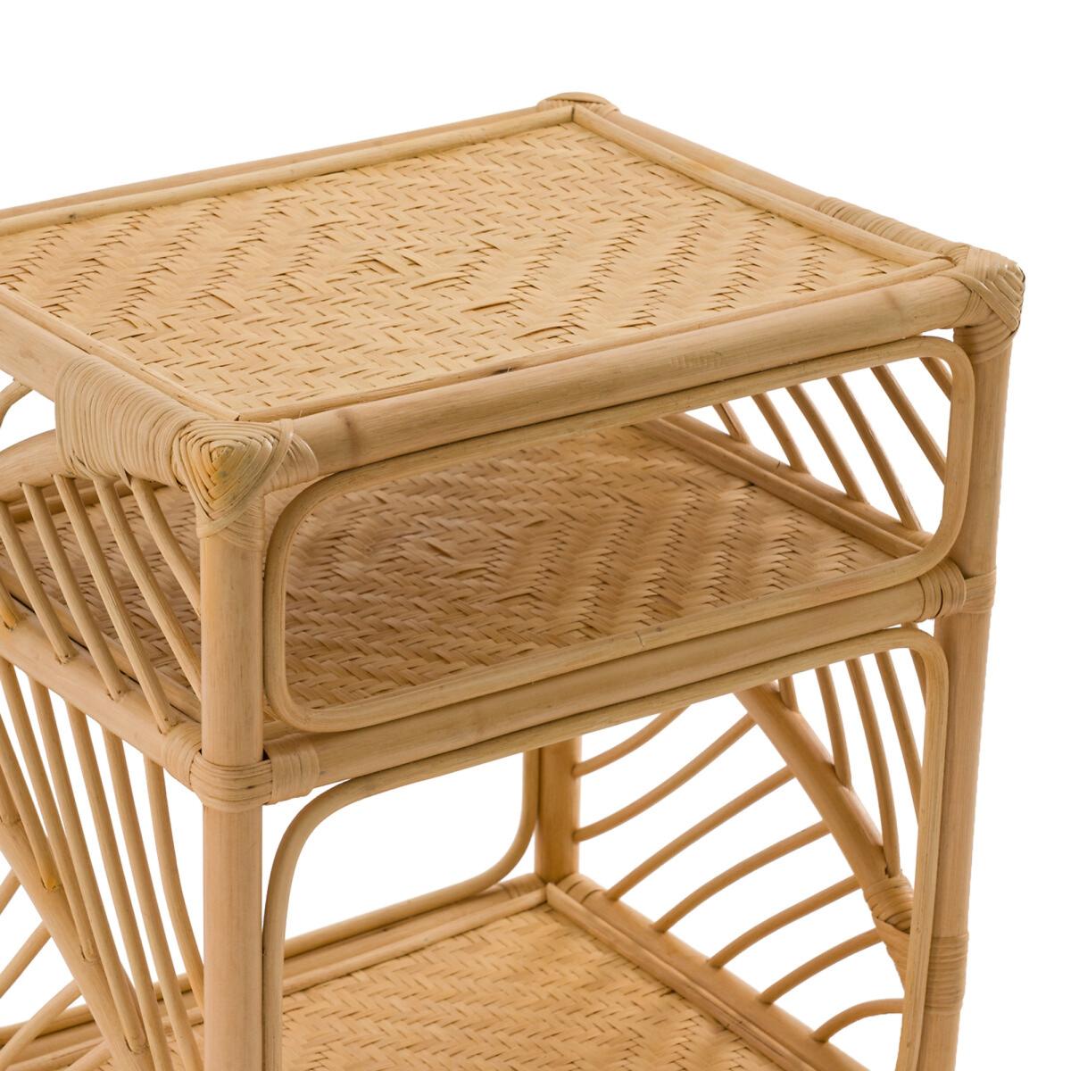 Marrak Rattan Bedside Table – image 3