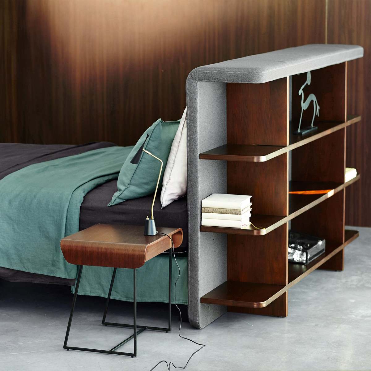 Bardi 1-Drawer Bedside Table Designed by E Gallina – image 8