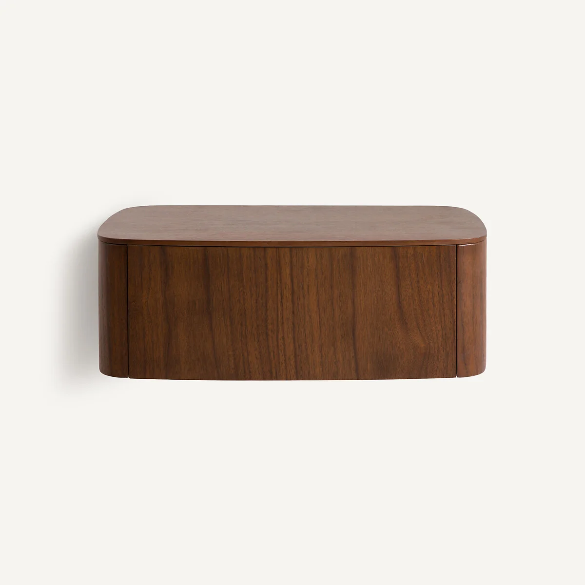 Willow Walnut Or Oak Veneer Wall-Mounted Bedside Table – image 2