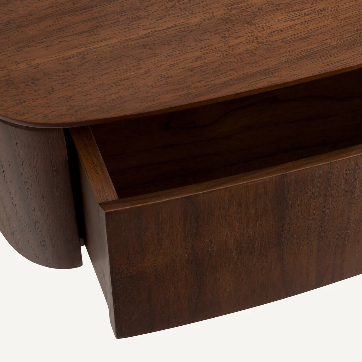 Willow Walnut Or Oak Veneer Wall-Mounted Bedside Table – image 4