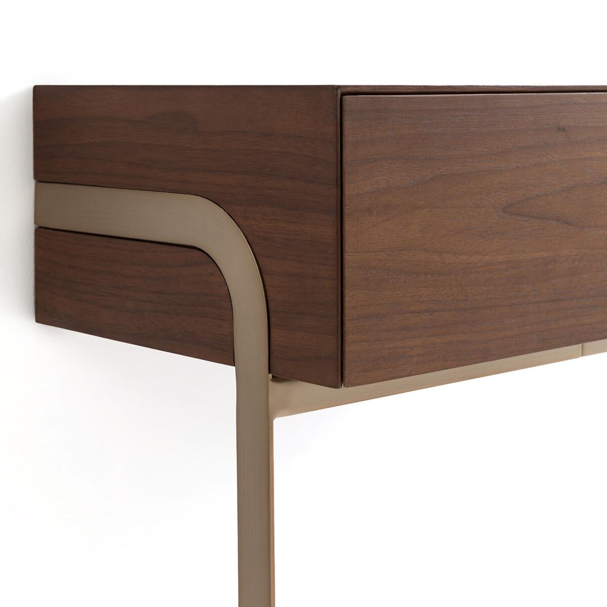 Merten Walnut Wall-Mounted Bedside Table – image 5