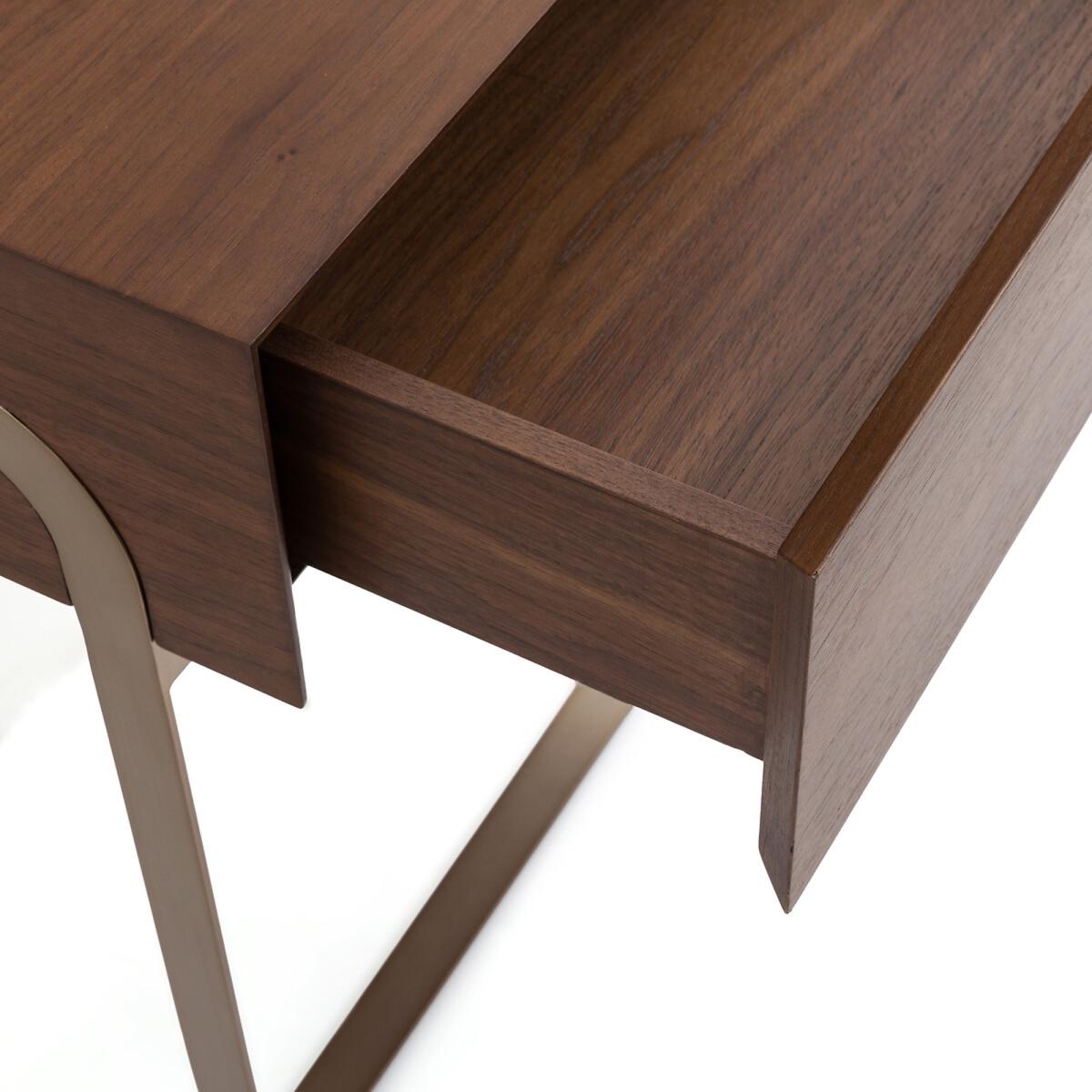 Merten Walnut Wall-Mounted Bedside Table – image 6