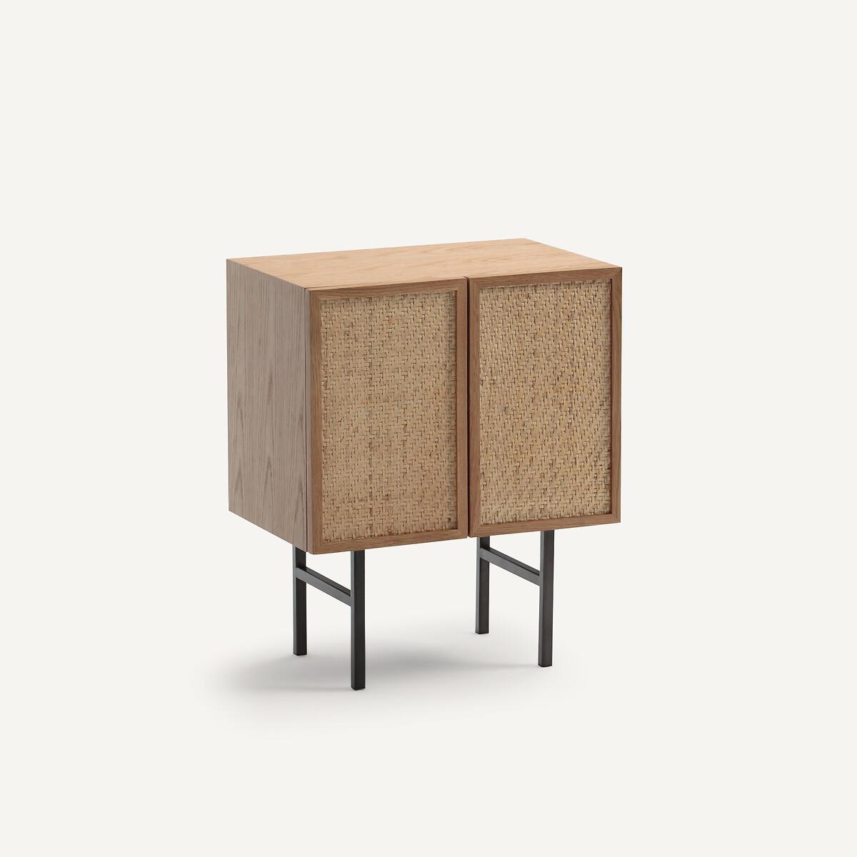 Pletenice Oak Veneer Bedside Table – image 2