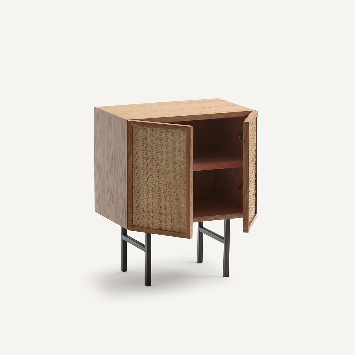 Pletenice Oak Veneer Bedside Table – image 3