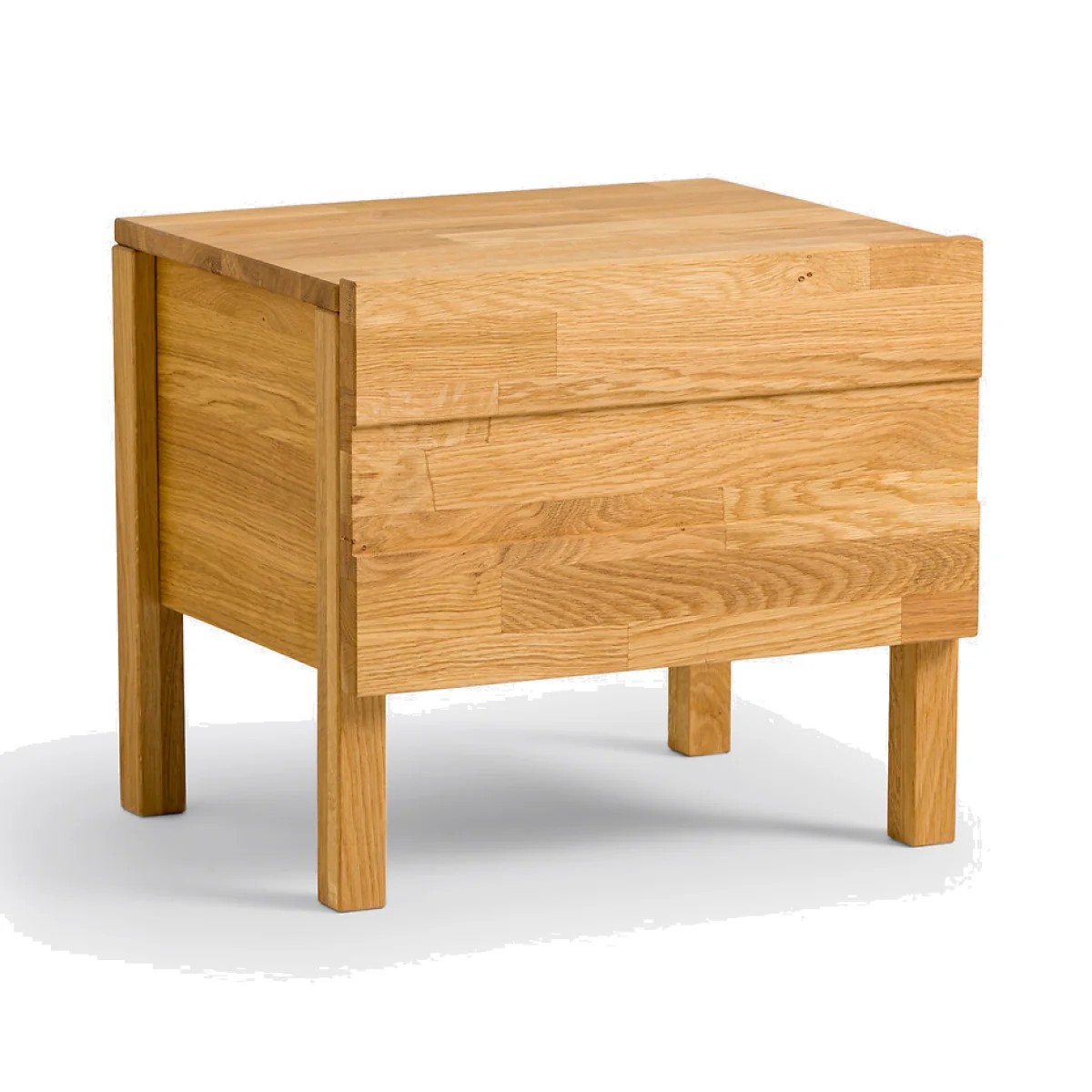 Ariles Finger-Jointed Oak Bedside Table – image 1