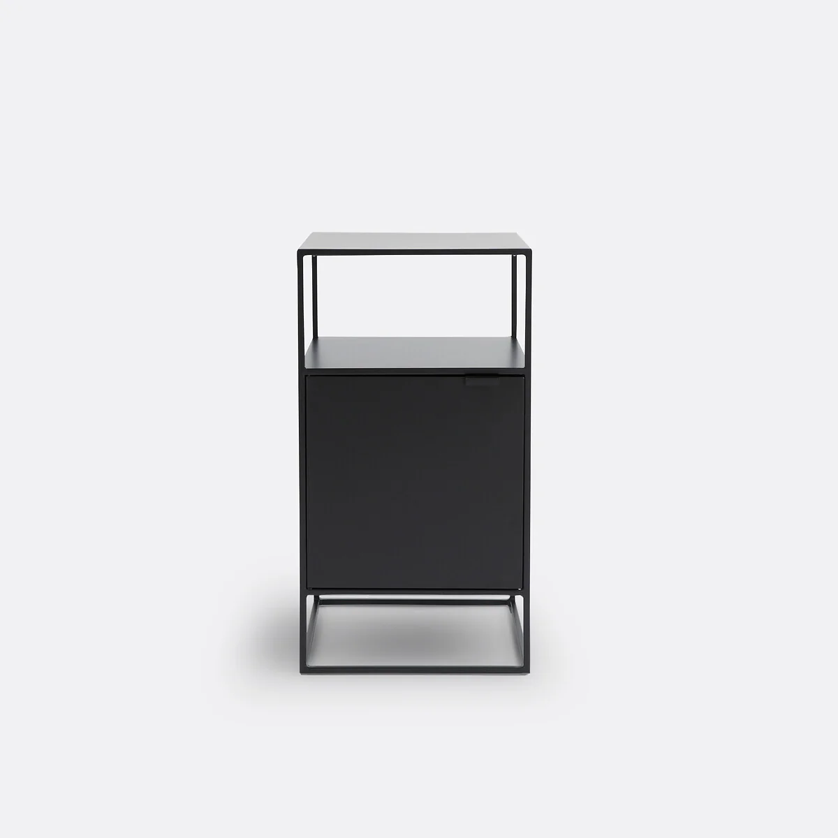 Miva Steel Bedside Table in Steel with 1 Door – image 2