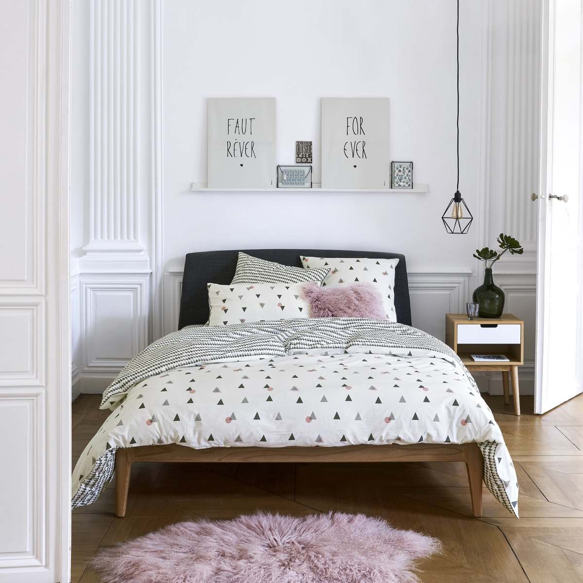JIMI Vintage Style Bedside Cabinet – image 2
