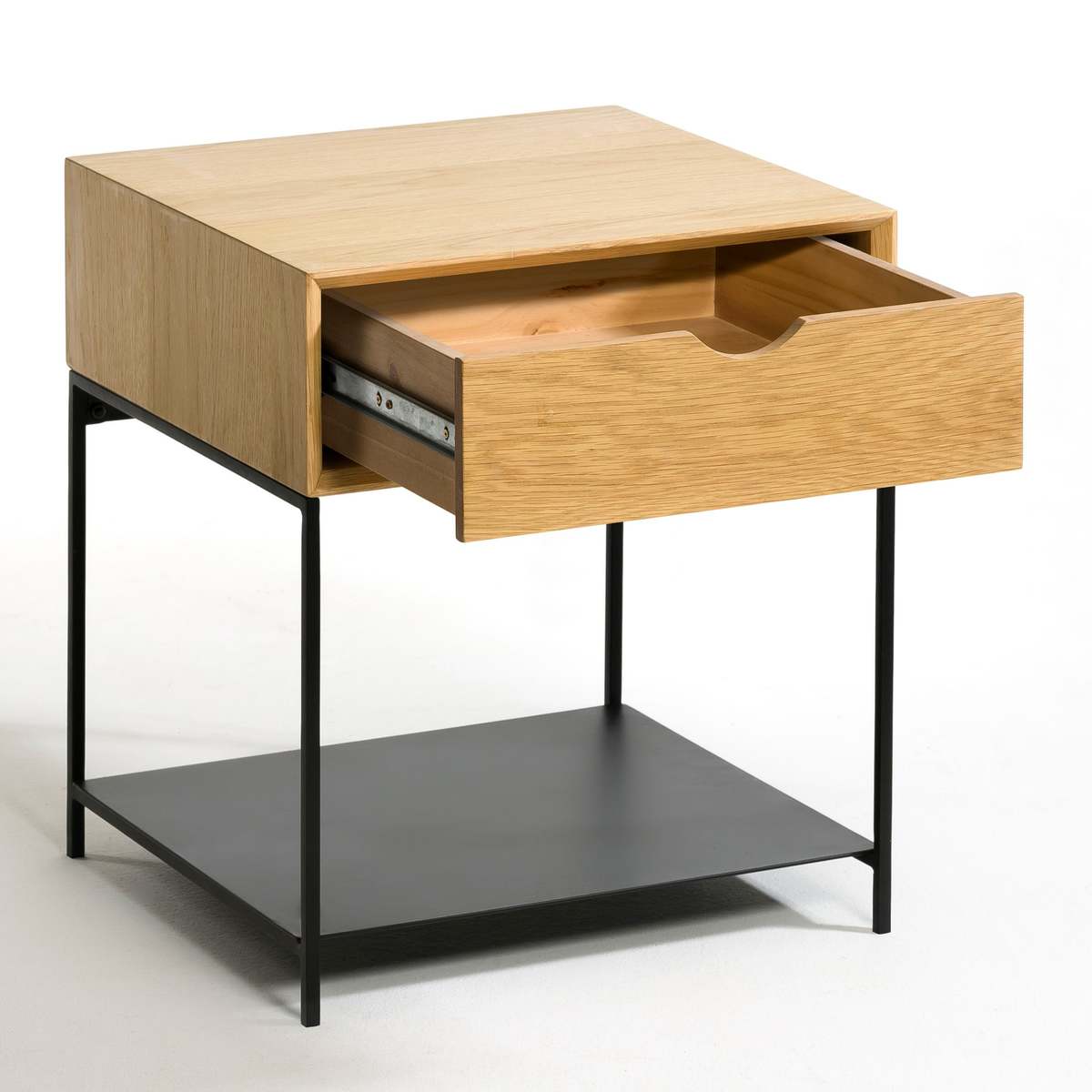 MAMBO Oak Veneer Bedside Table – image 2