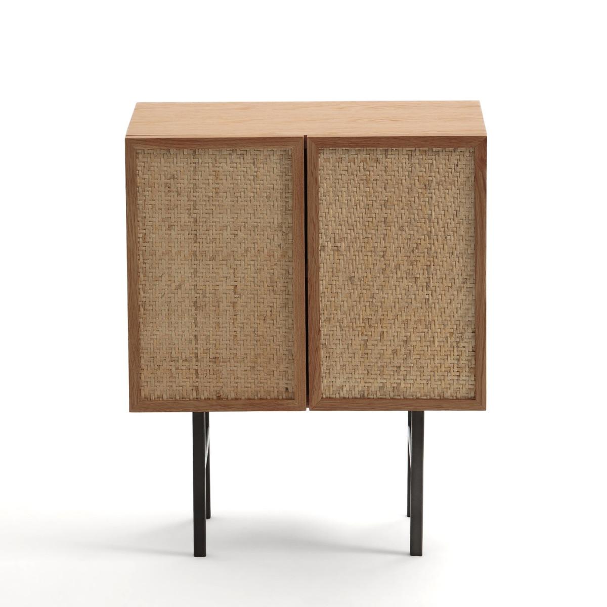 Pletenice Oak Veneer Bedside Table – image 3