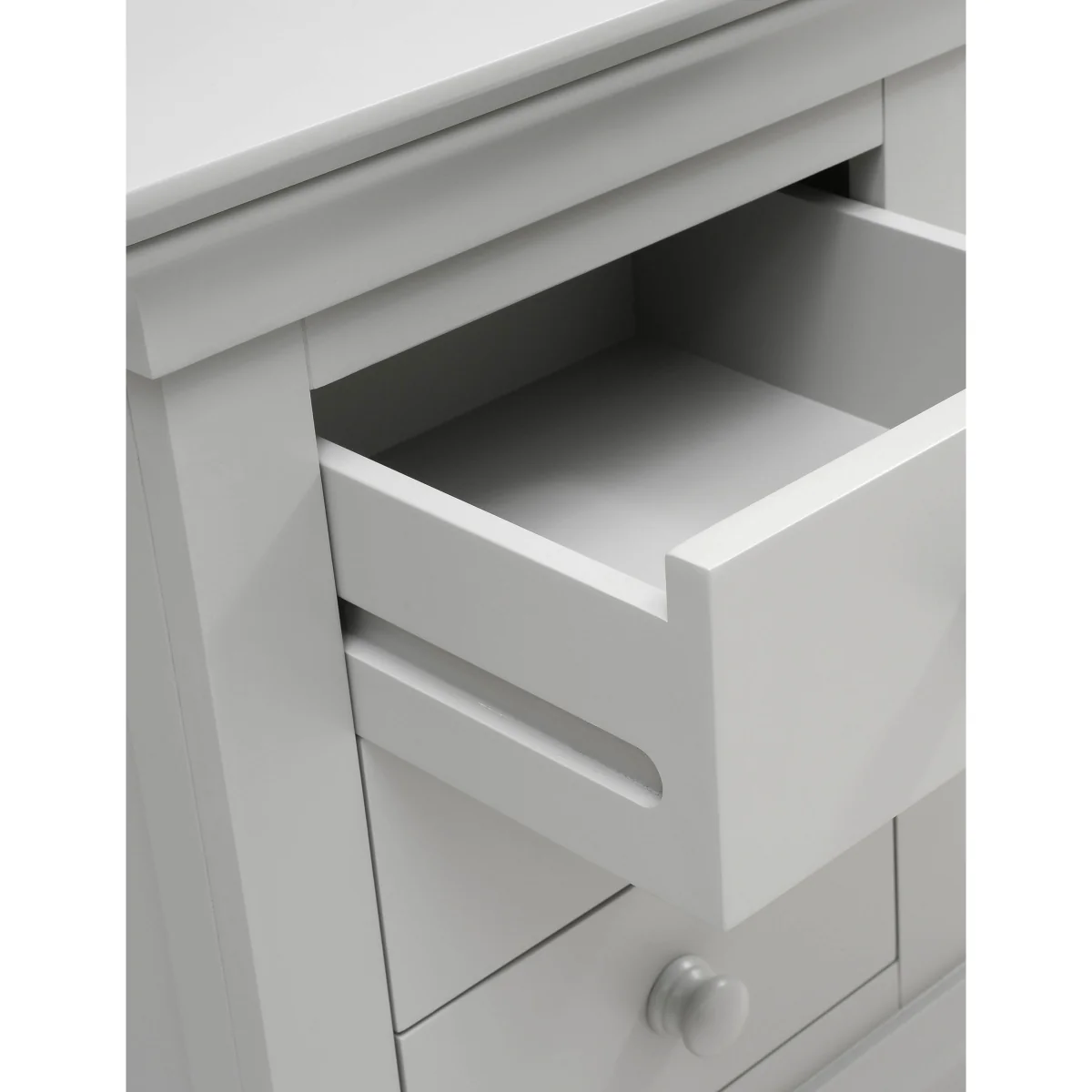 Cotswold Company Chantilly 3 Drawer Bedside Table Grey – image 5