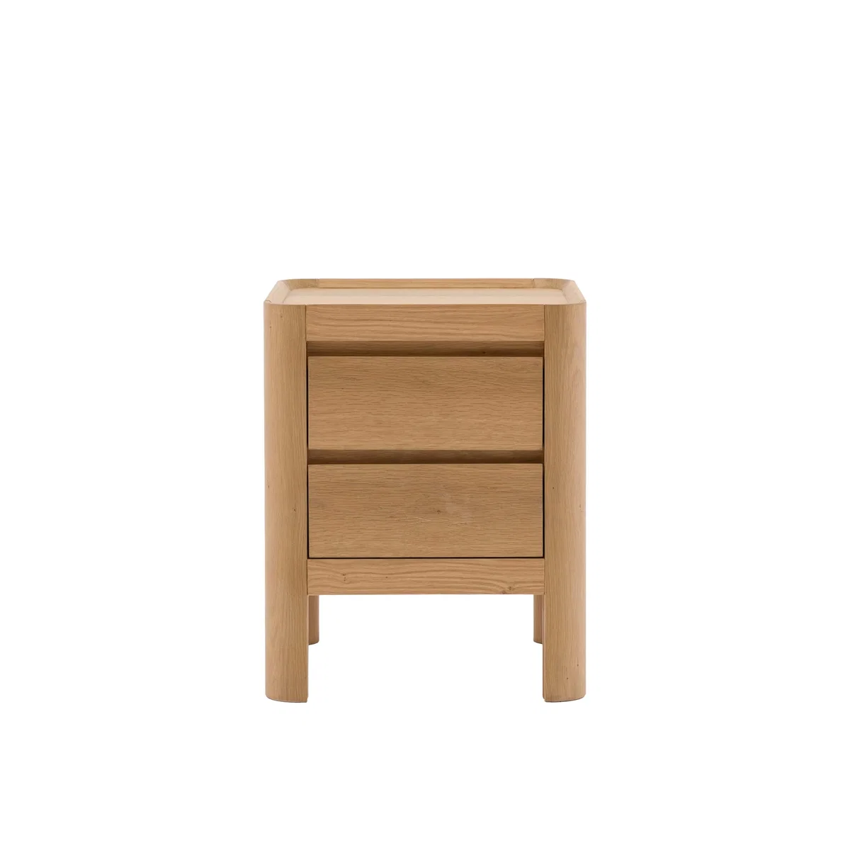 Gallery Direct Ember Two Drawer Bedside Table Natural – image 2