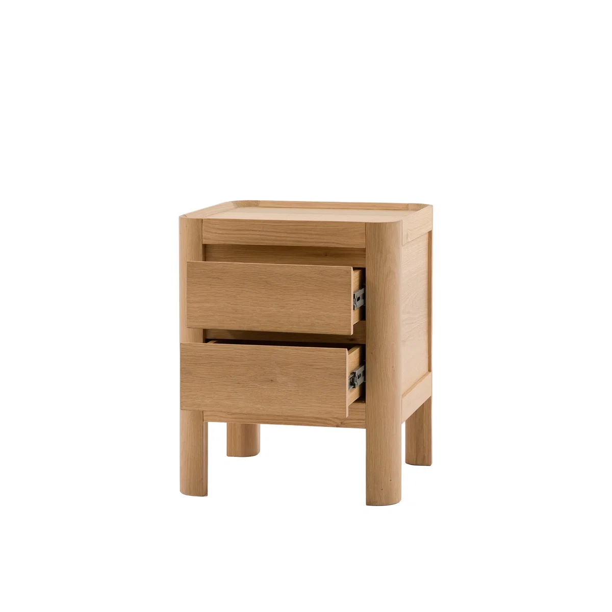 Gallery Direct Ember Two Drawer Bedside Table Natural – image 3