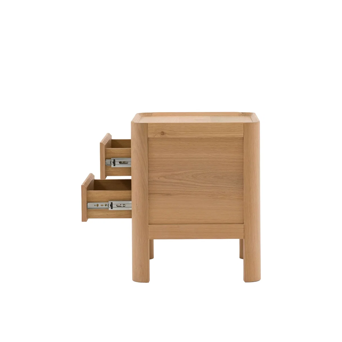 Gallery Direct Ember Two Drawer Bedside Table Natural – image 9