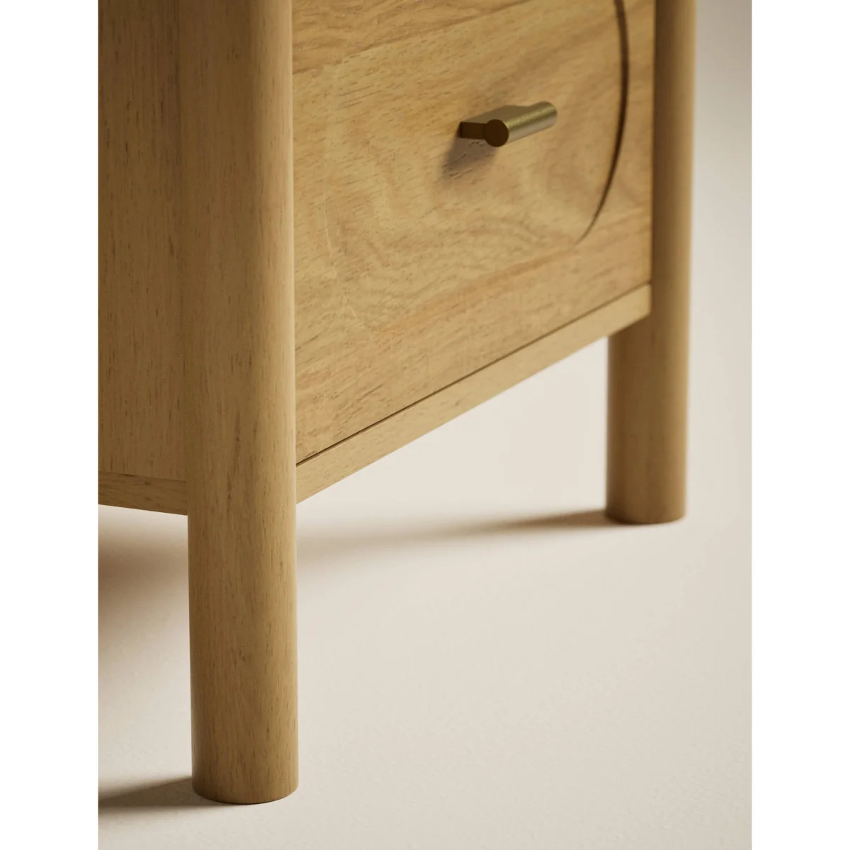 Gallery Direct Giles 2 Drawer Bedside Table Natural – image 5
