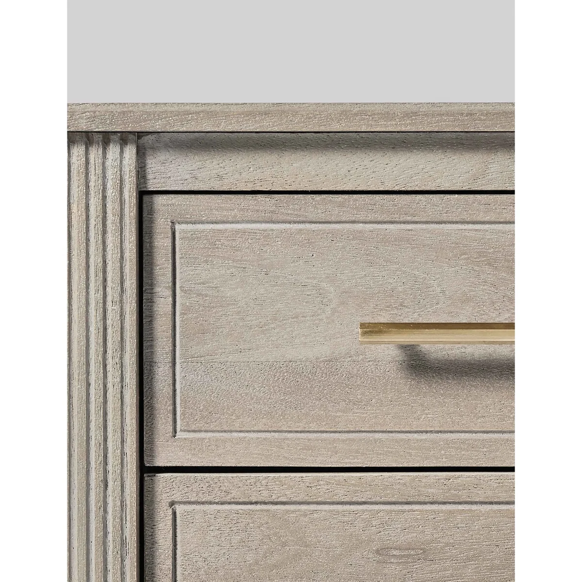 Swoon Claudine 2 Drawer Bedside Table Grey – image 4