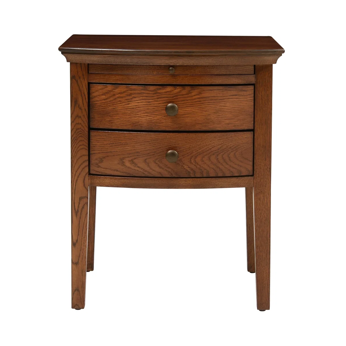 Cotswold Company Winchcombe 2 Drawer Bedside Table Dark Brown – image 2