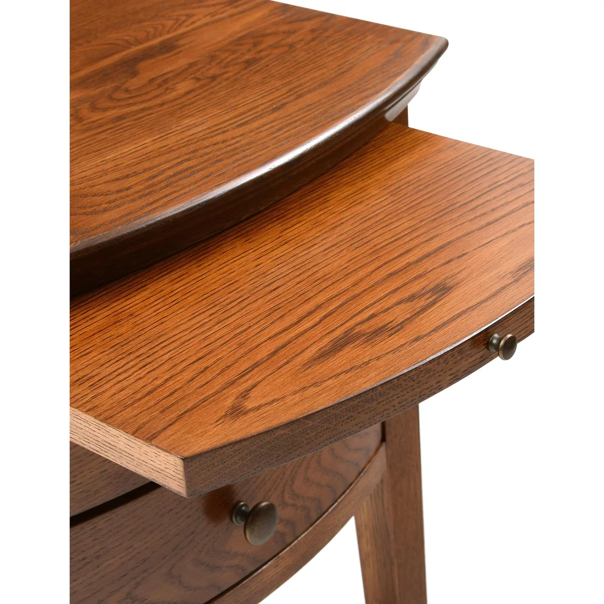 Cotswold Company Winchcombe 2 Drawer Bedside Table Dark Brown – image 3
