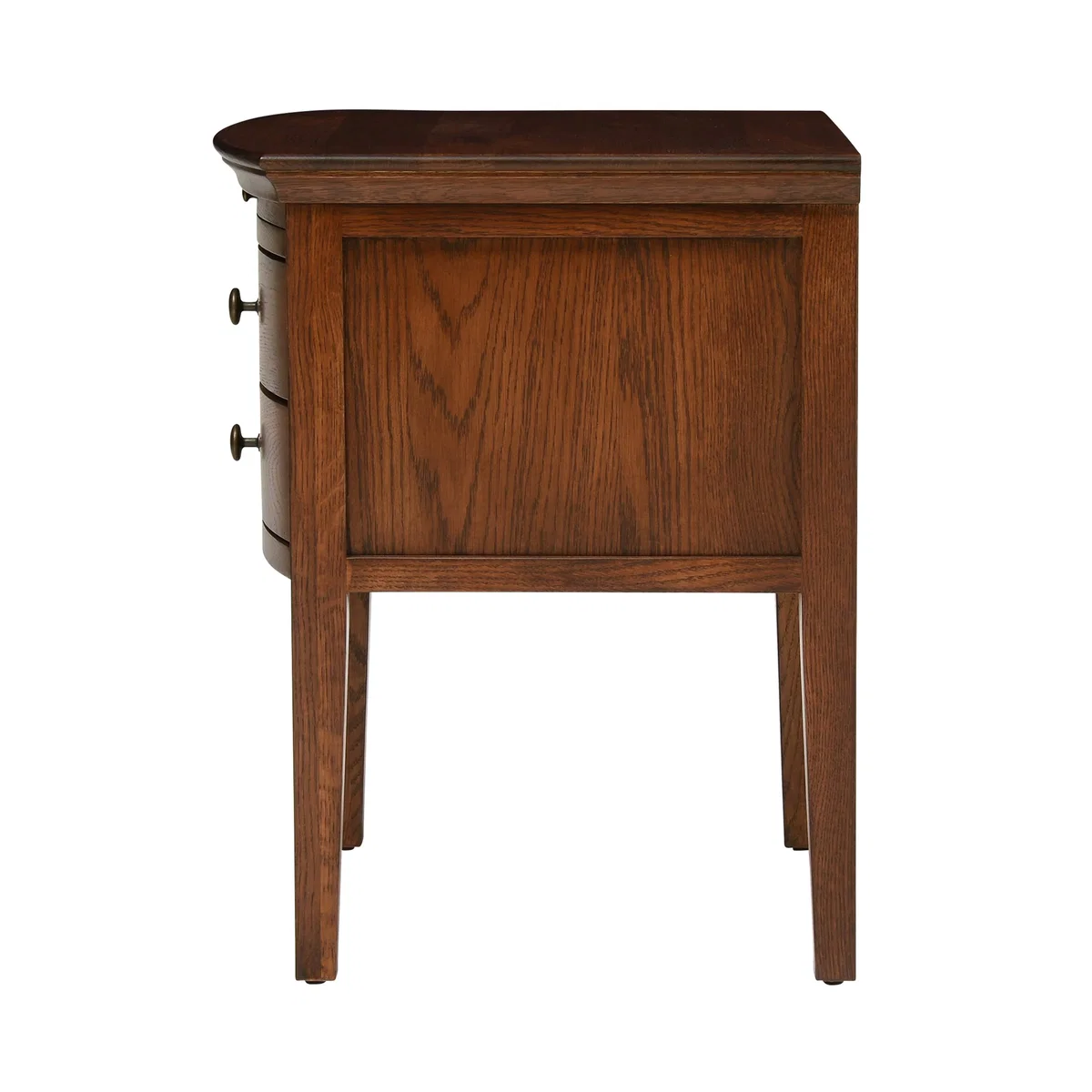 Cotswold Company Winchcombe 2 Drawer Bedside Table Dark Brown – image 7