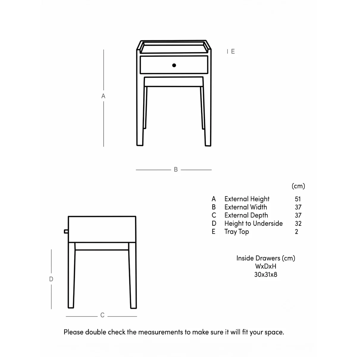 Swoon Newham Bedside Table Black – image 5