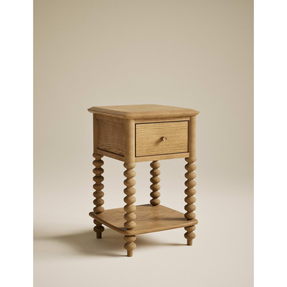 M&S Collection Evelyn Bobbin Bedside Table - Dark Honey, Dark Honey – image 6