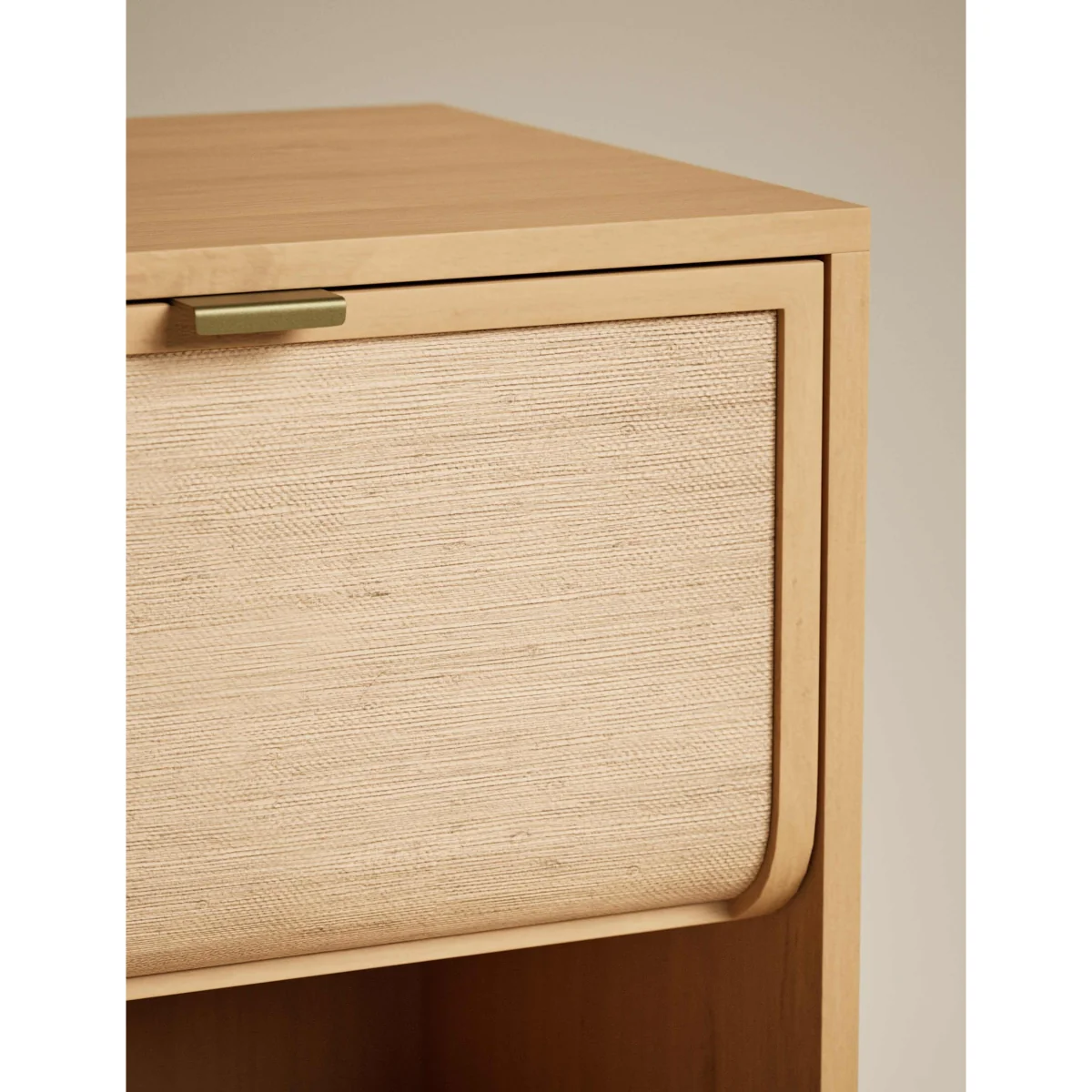 Gallery Direct Woven Front Bedside Table Natural – image 5