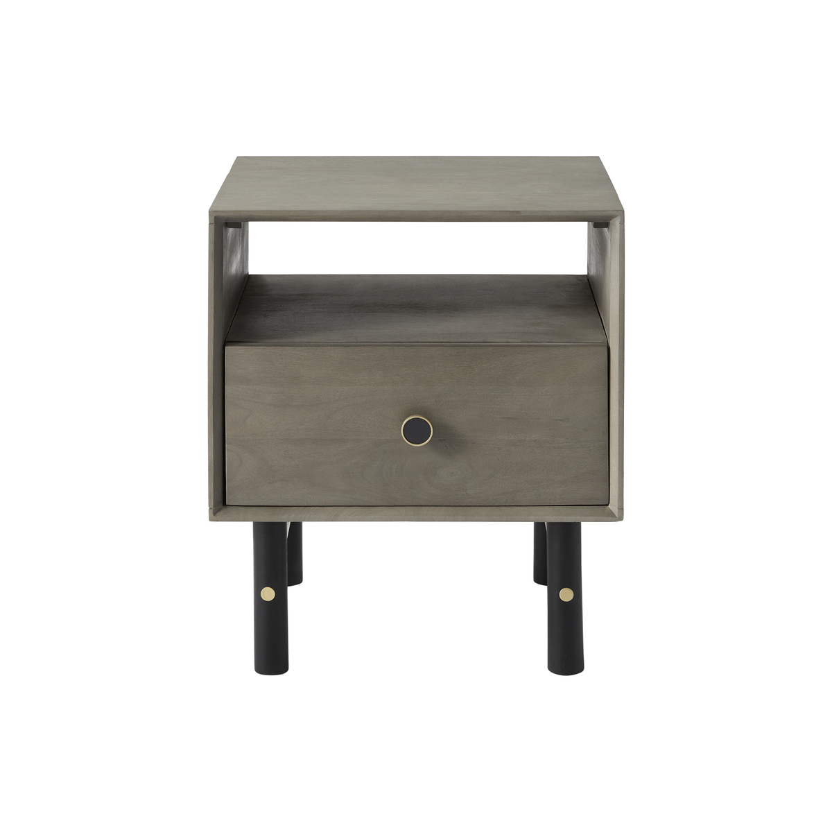 Liaka Bedside Table, Grey Mango Wood – image 2
