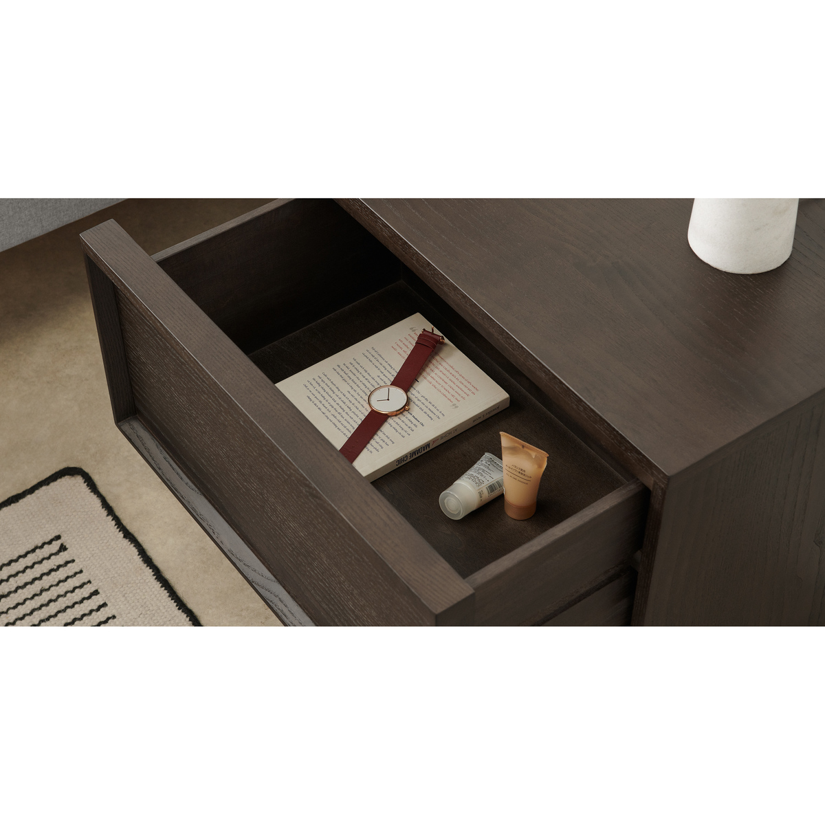Langdon Bedside Table, Walnut – image 4