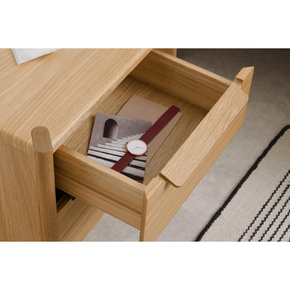 Ardelle Bedside Table, Oak – image 5