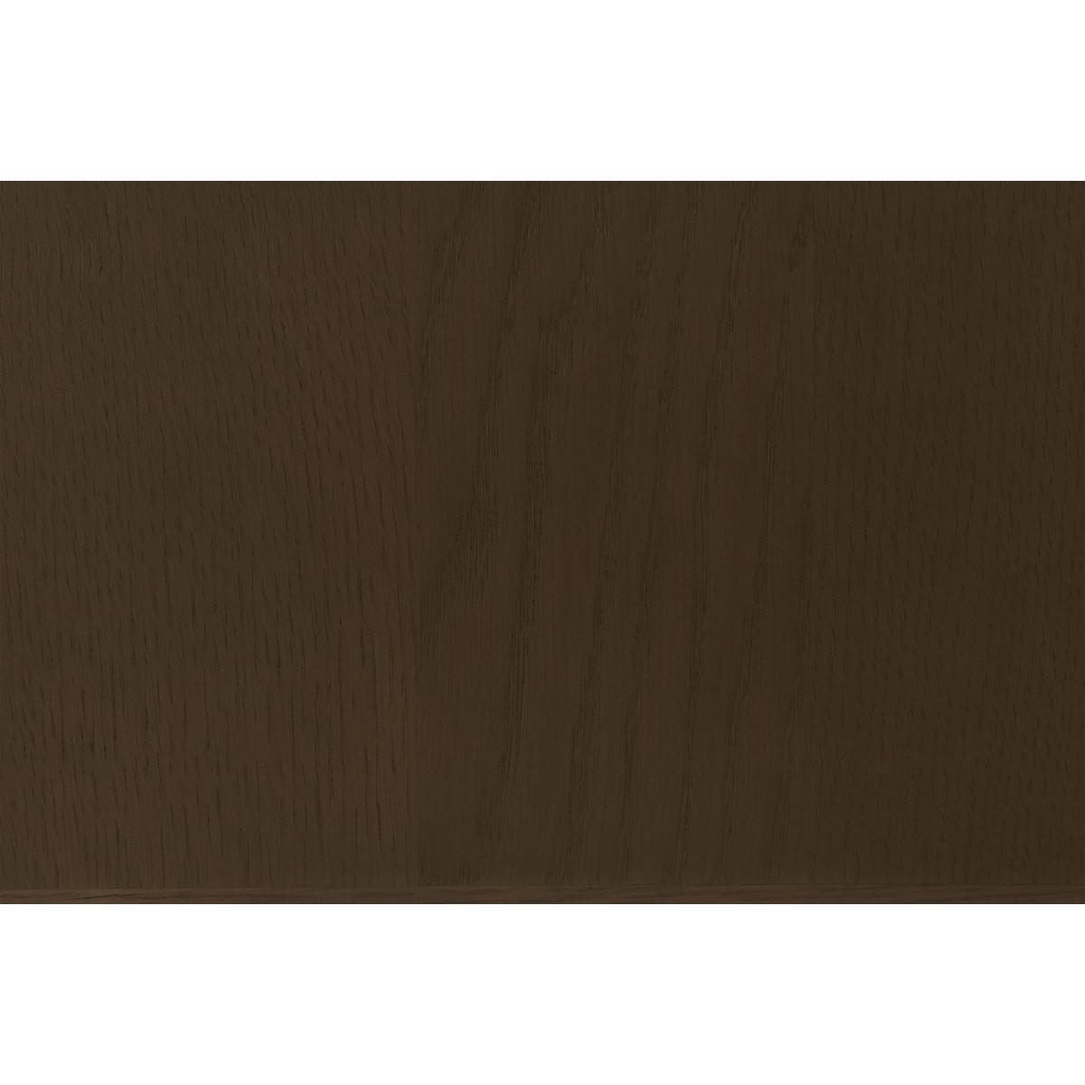 Mallory Bedside Table, Walnut Stain Oak & Brass – image 7