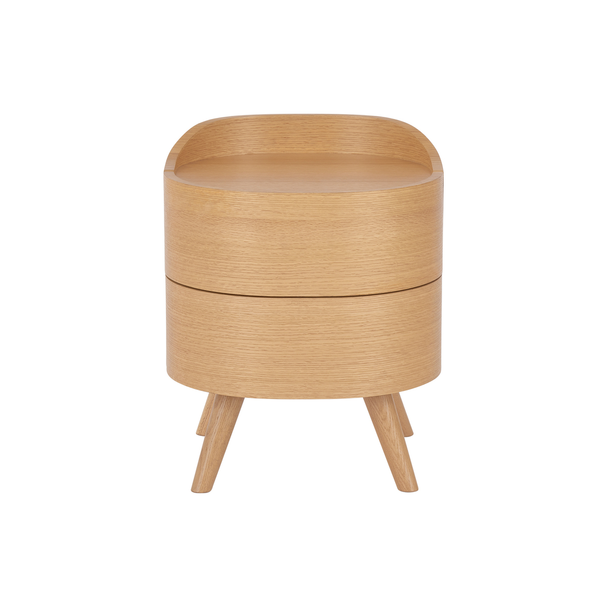 Ada 2 Drawer Bedside Table, Oak – image 2
