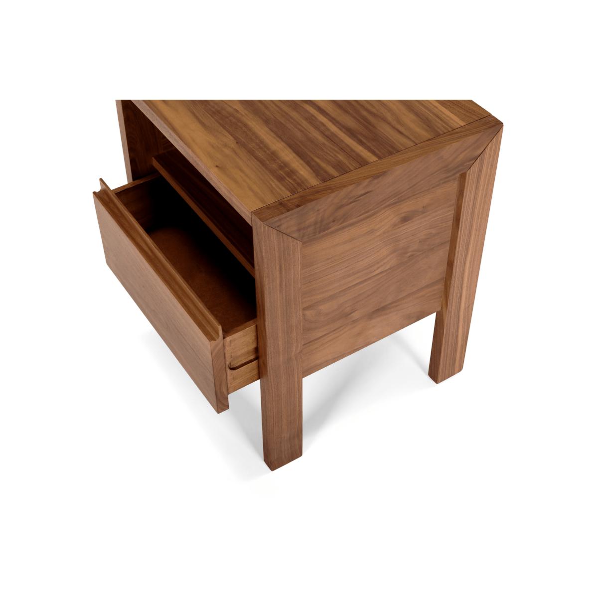 Ledger bedside table, dark stain ash – image 6