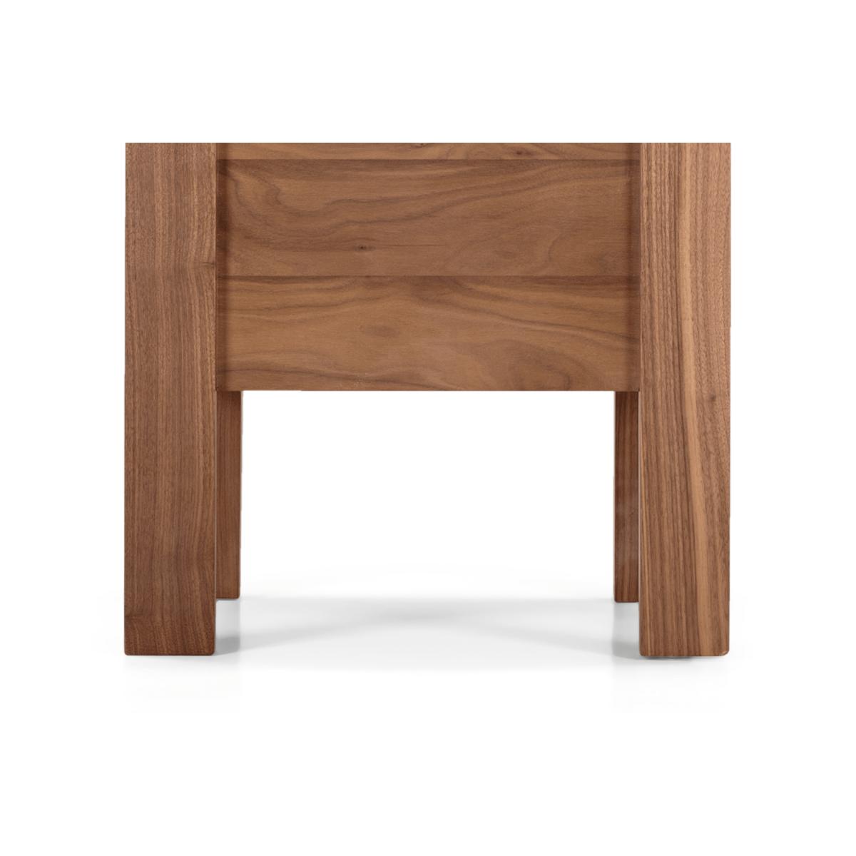 Ledger bedside table, dark stain ash – image 7