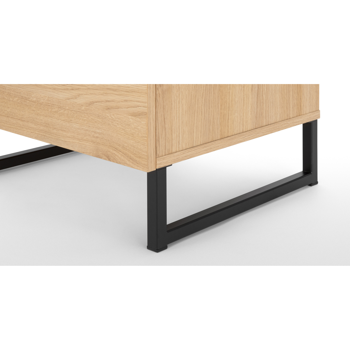 MADE Essentials Hopkins Bedside Table , Oak Effect & White – image 4