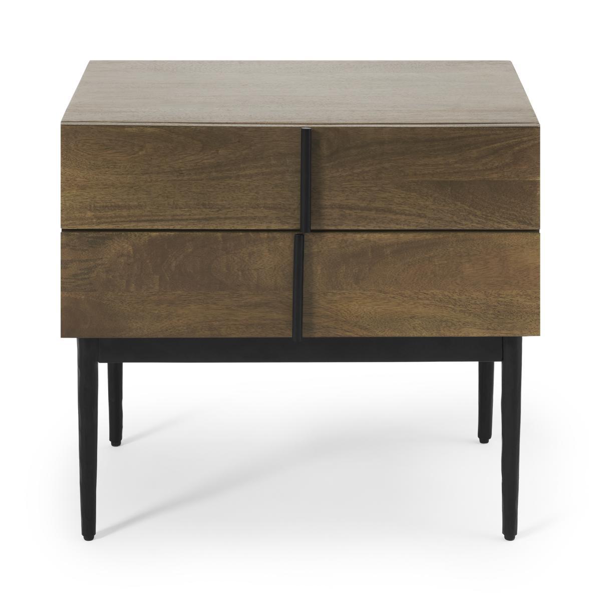 Rakara Bedside Table, Warm Chestnut Mango Wood – image 2