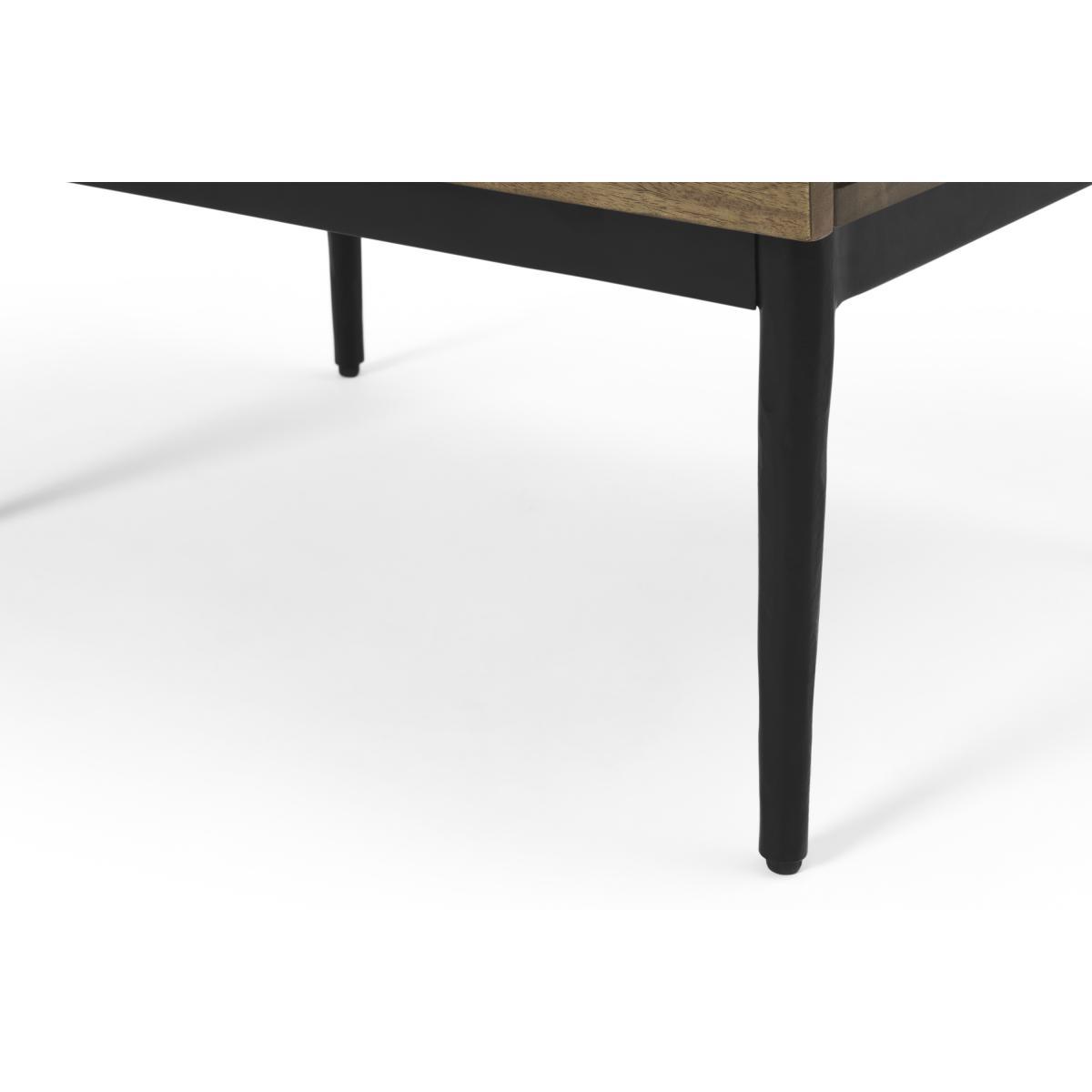 Rakara Bedside Table, Warm Chestnut Mango Wood – image 4