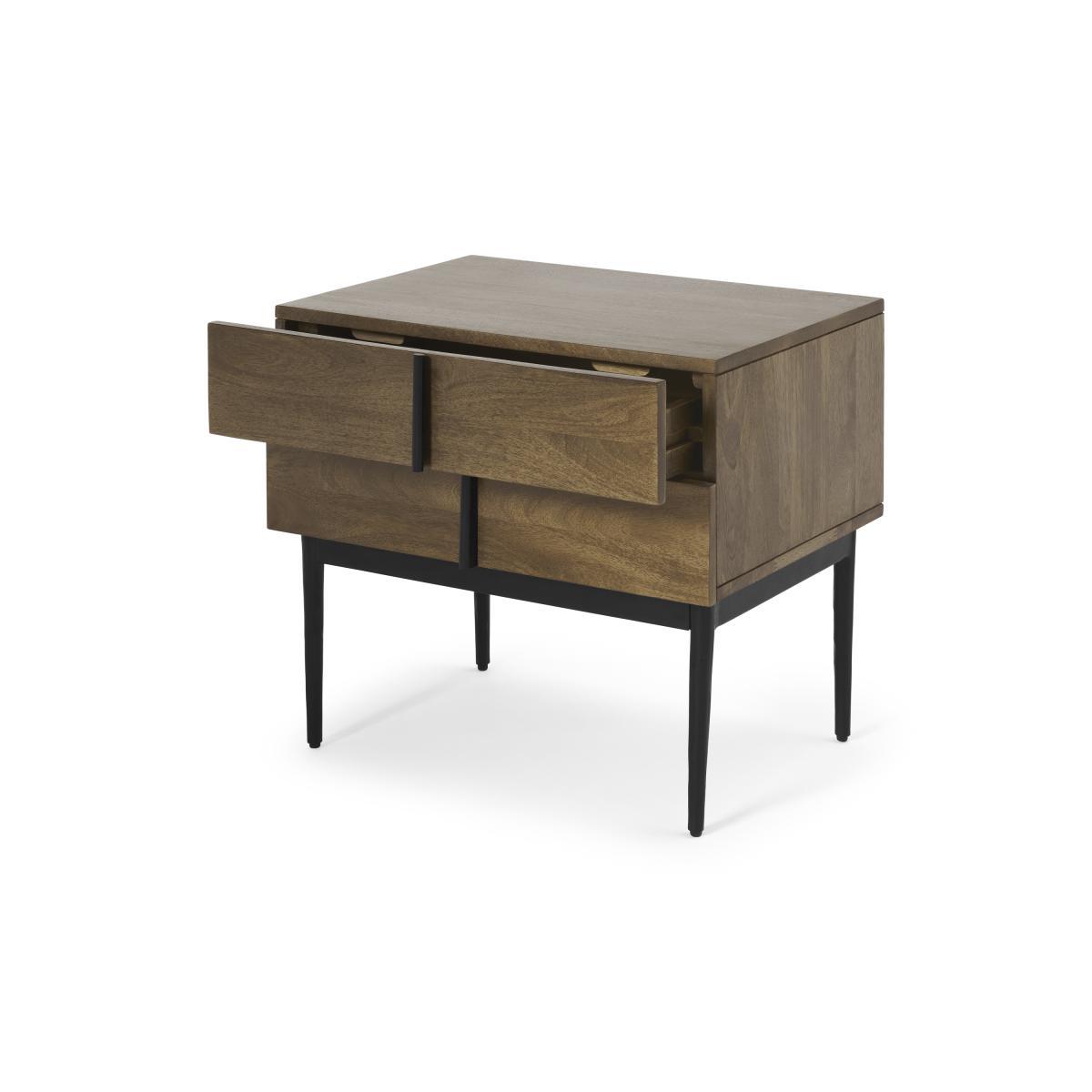 Rakara Bedside Table, Warm Chestnut Mango Wood – image 5
