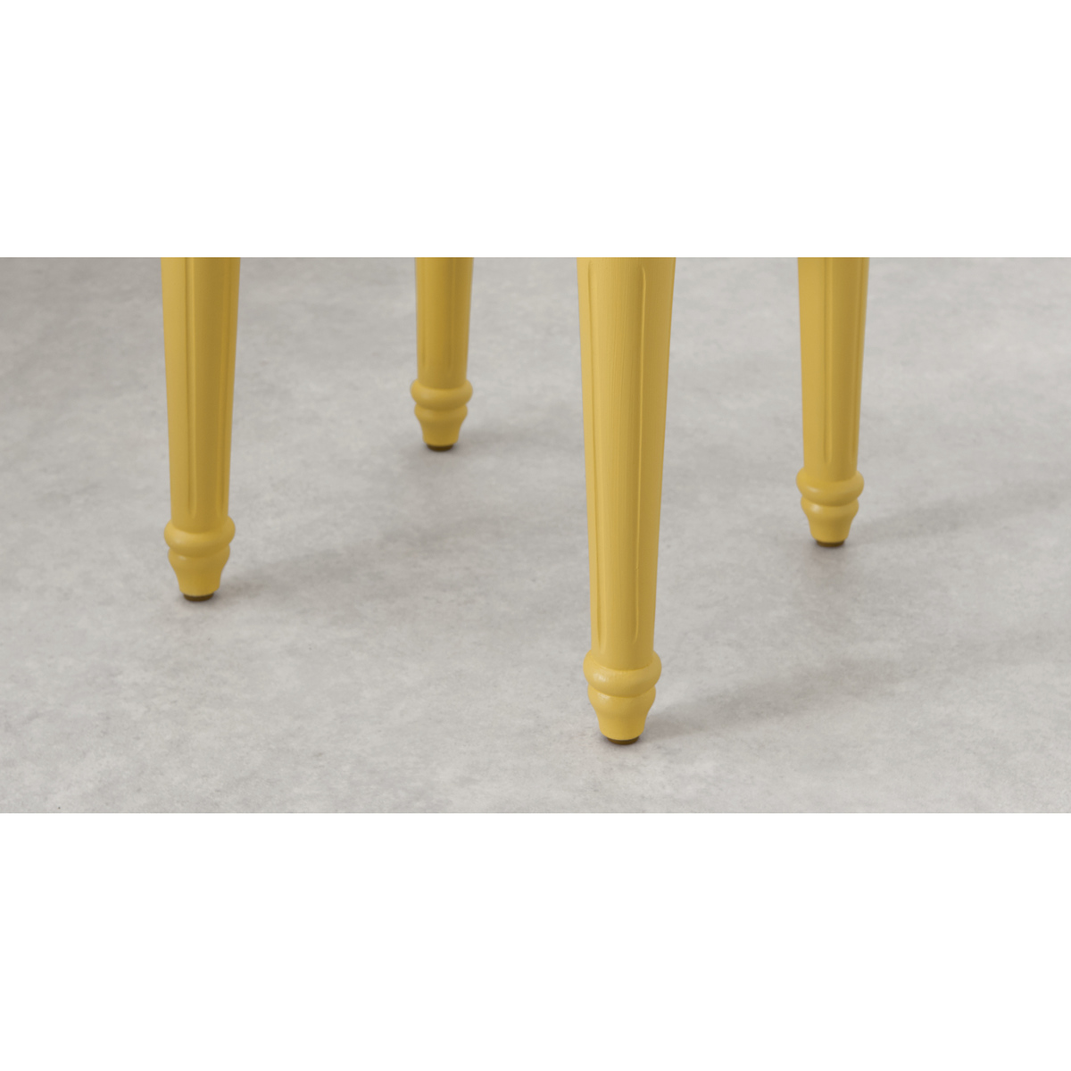 Bourbon Vintage Set of 2 Compact Bedside Table, Mustard – image 3