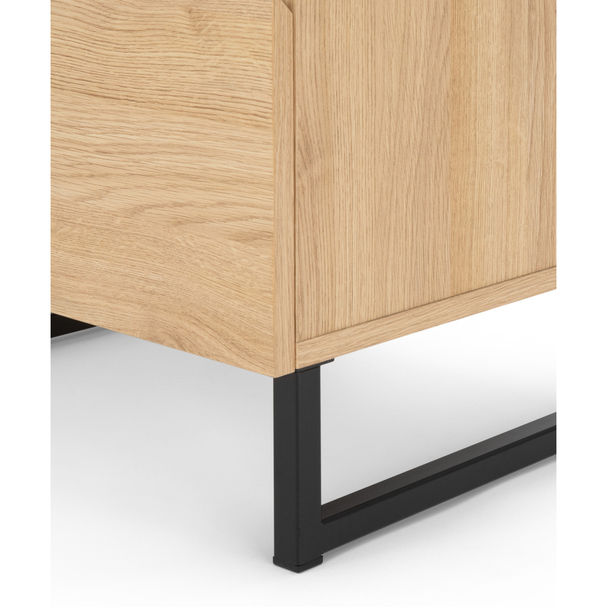 Hopkins Bedside Table , Oak Effect & White – image 2