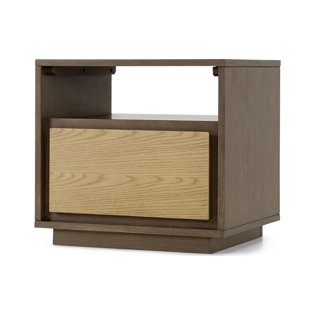 Arbery Bedside Table, Oak Veneer – image 1