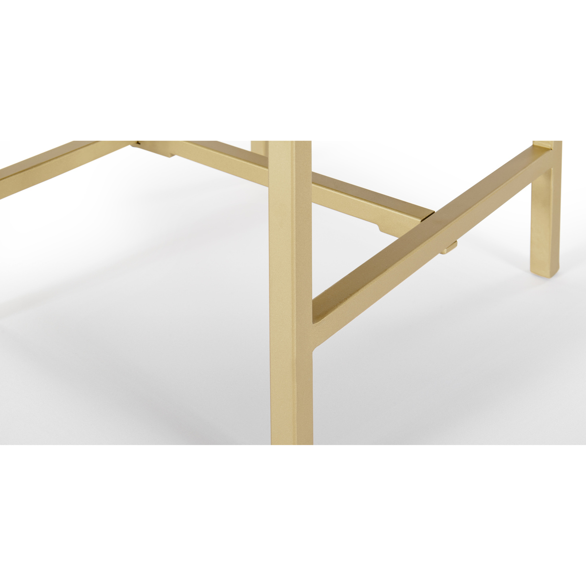 Tayma Bedside Table, Acacia Wood & Brass – image 6