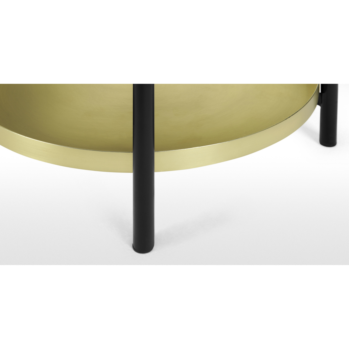 Masa Bedside Table, Marble & Brass – image 6