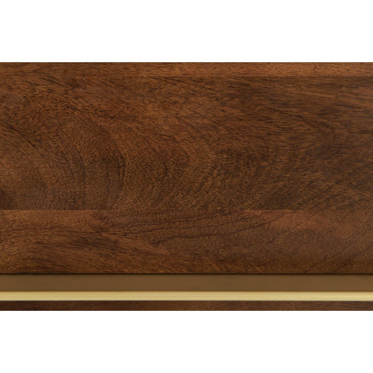 Anderson Bedside Table, Mango Wood & Brass – image 8