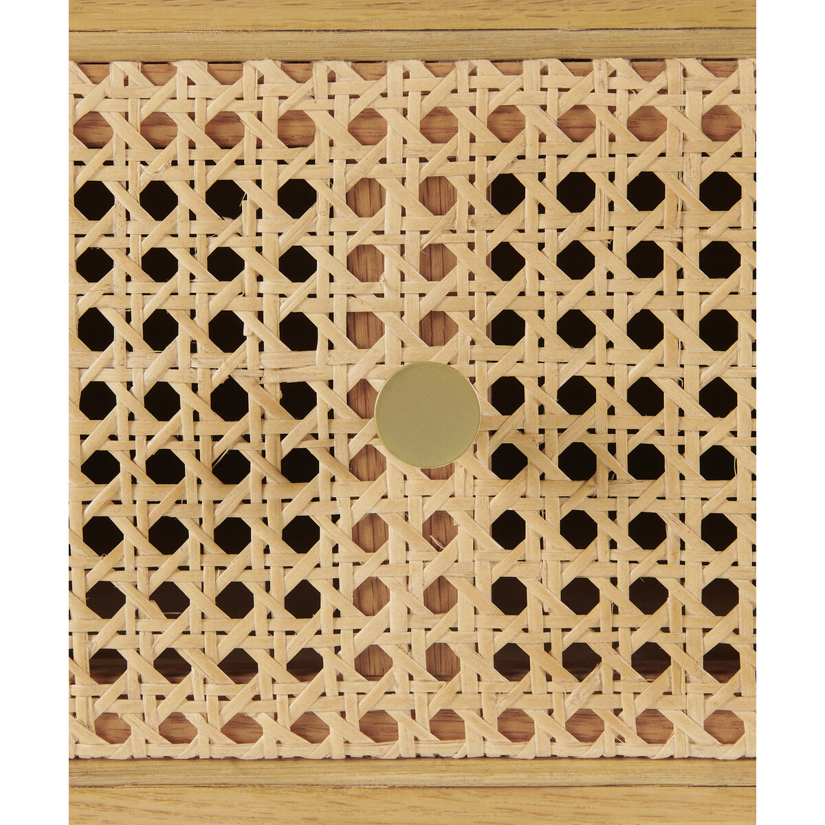Ankhara Bedside Table, Rattan & Oak – image 5