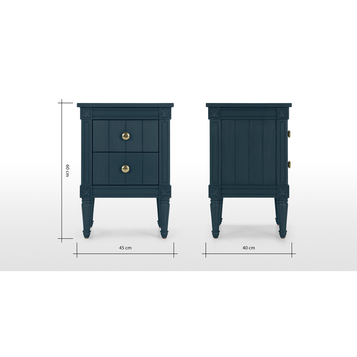 Bourbon Vintage Bedside, Dark Blue – image 7